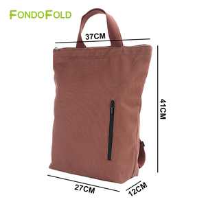 Fondofold杂货时尚旅行休闲棉帆布背包笔记本手提包 - Product Image 5