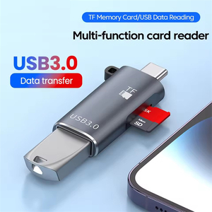 C型3.1高速TF存储卡读卡器适用于手机15华为手机PD充电加密狗充电器电缆适配器 - Product Image 2