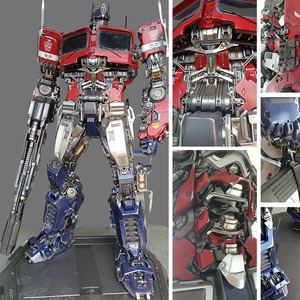 हॉट-सेलिंग उच्च गुणवत्ता वाले ट्रांसफार्मर प्रतिमा विज्ञान-फाई फिल्म रेसिन मूर्तियों से बड़े ऑप्टिमस प्राइम फिबरग्लास मूर्तिकला - Product Image 6
