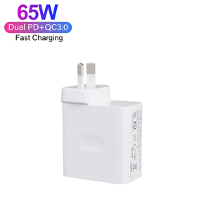 SAA GaN 65W USB C şarj PD hızlı şarj 3 port evrensel AU fiş tipi C duvar dizüstü şarj cihazı Macbook cep telefonu - Product Image 5