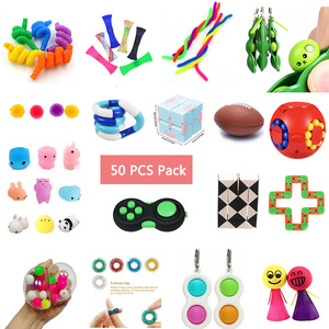 50pcs Diy Customize Fidget Toys Set Including Stretchy <strong>String</strong> Fidget Pads Marbles and Sensory Rings Fidget Toys Kit <strong>Custom</strong> - Product Image 3