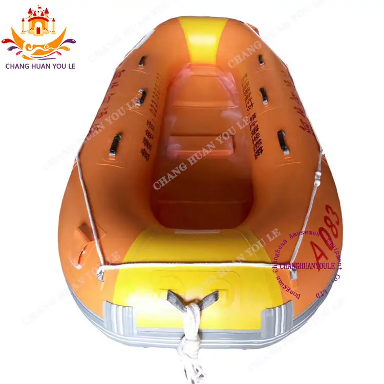 ראפטינג ציוד מותאם אישית גודל וצבע PVC מתנפח סירת רפטינג בנהרות סירה מתנפח צף רפסודה למכירה