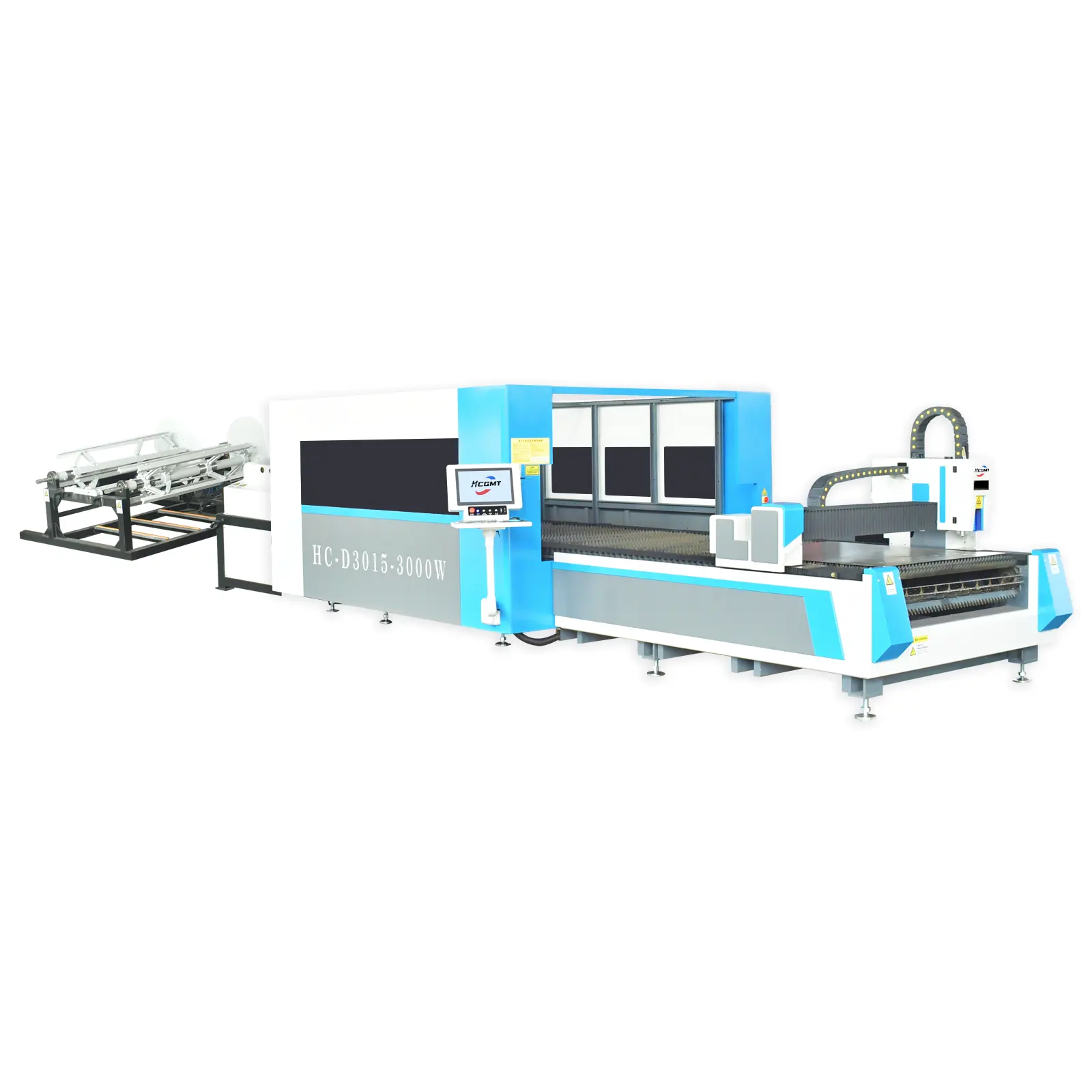 Machine CNC de ligne de produit de coupe de nivellement de bobine de fer 3000W 3015 automatisée personnalisable