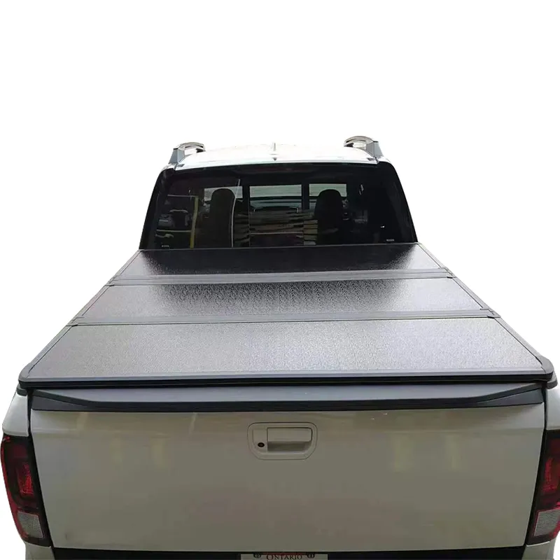 Pick up Truck Car 4x4 accessori in alluminio Tri Fold Tonneau Cover per Toyota Tacoma 2019 +