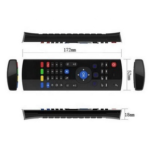 Android TVボックスおよびスマートTV用のIR学習機能を備えたバックライト付きキーボードを備えた交換用バックライト付きMX3エアマウスリモコン - Product Image 4