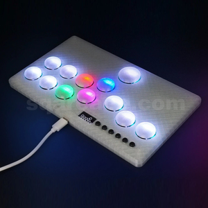 Flatbox <strong>Controller</strong> Hitbox <strong>Custom</strong> <strong>Controller</strong> LED Hitbox <strong>Controller</strong> for XB360 PC/Steam PS3/Switch + <strong>PS4</strong> - Product Image 1