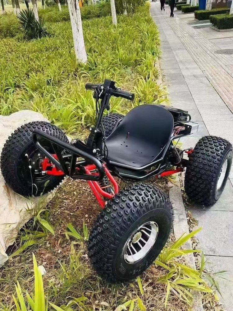 10inch black-red electric rear axle with differential