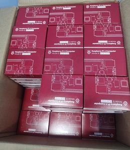 Raspberry Pi 4 B Modell B Raspberry Pi 4B Verwendung für die Python-Programmierung STM32-Entwicklungsboards ODM Box Picture Logo 4GB \ 8GB RAM