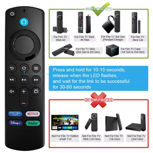 Telecomando vocale di ricambio per fuoco Stick TV 3rd Gen Smart TV Stick 4K MAX Lite cubo di fuoco a distanza funziona con Alexa - Product Image 3