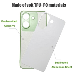 เคสโทรศัพท์เปล่าพิมพ์ซับลิเมชันทำจากยาง2D ยอดนิยมมีหลายสีสำหรับ Redmi 13C Note 12สำหรับ Sumsang A53 A52 - Product Image 2