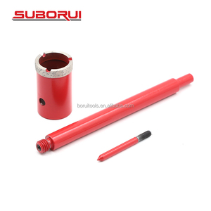 SUBORUI Broca de Núcleo de Segmento de Diamante de Varilla Larga, Rosca M14, Cortador de Sierra de Agujero Soldado al Vacío para Azulejos, Mármol, Cerámica y Hormigón - Product Image 1