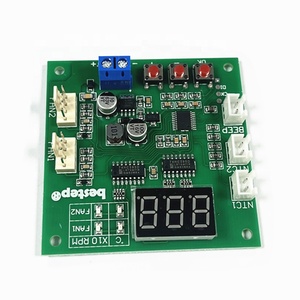 PCファン/アラーム用PWM4線式ファン温度コントローラースピードガバナーディスプレイモジュール2チャンネルDC12V 24V 48V - Product Image 2