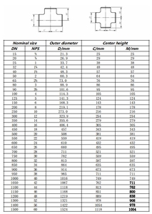 ASME B16.9 dikişsiz 4Way düz çapraz popo kaynak A403 WP304L 316L 317L 347H 321 2205 2520 paslanmaz çelik çapraz - Product Image 6