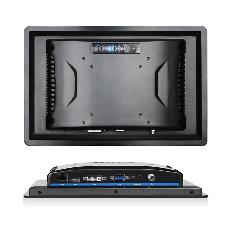 Gömülü 1000 nit açık deniz ekran Ip67 ip65 açık çerçeve endüstriyel lcd yüksek parlaklık su geçirmez dokunmatik ekran monitör