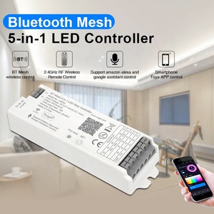 DC 12V 24V tira de LED RGB controlador de música BT atenuador inteligente programable para entretenimiento