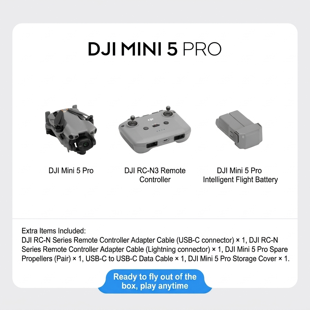 Kit estándar negro (DJI RC-N3)