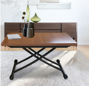 Mesa plegable ajustable para ahorro de espacio, mesa multifuncional para café, té y comedor - Product Image 1