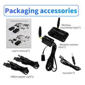 Wireless <strong>IR</strong> Repeater <strong>Remote</strong> Control Extender Pair Infrared <strong>IR</strong> Emitter <strong>Remote</strong> Receiver Transmitter 200m for TV STB DVD DVR PVR - Product Image 5