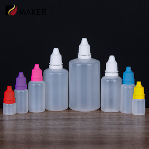 1oz 2oz 3oz 5oz Squeeze LDPE Botella de plástico para gotas de ojos 5ml 10ml 15ml 20ml 30ml 50ml 100mL Botella cuentagotas de líquido exprimible vacía - Product Image 2