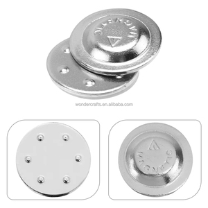 ODMOEMデザインカスタム格安金属磁気名IDバッジファスナーボタンホルダーマグネットラウンドピンタグバッジ - Product Image 2