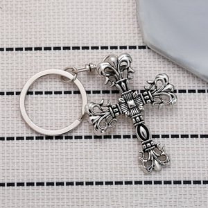 Cross <strong>Key</strong> Chain Punk Men's Keychain Alloy <strong>New</strong> Launch Jewelry - Product Image 1