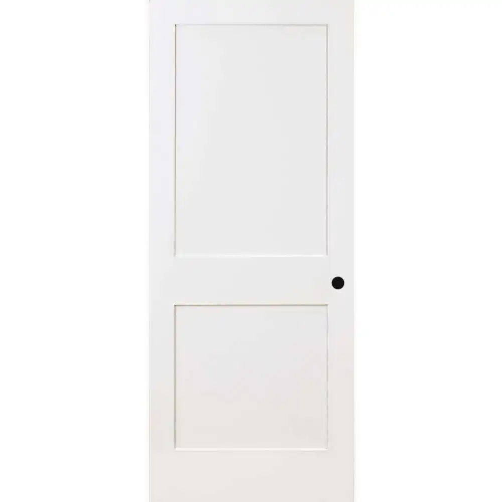 2 pannello 3 pannello 5 pannello interno bianco verniciato a spruzzo in legno massiccio fienile porta/tasca porta/Shaker porta