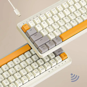 Клавиатура Z680 68 Key 2 режима, поддержка нескольких устройств, игровая офисная литиевая батарея, механическая клавиатура для умной домашней системы - Product Image 3