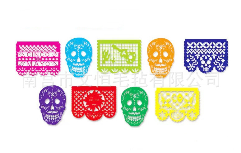 Square letters + skull - 30*20cm