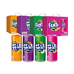 Factory <strong>Price</strong> Wholesale Fanta <strong>Drinks</strong> Carbonated Soft <strong>Drinks</strong> Fruit Flavor Canned Exotic <strong>Drinks</strong> 330mL - Product Image 1