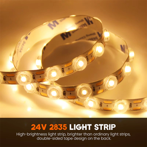 Yüksek kaliteli esnek dağınık yansıma led şerit arka ışık reklamlar için ışık kutusu led şerit ışık DC24V SMD2835 48LED - Product Image 5