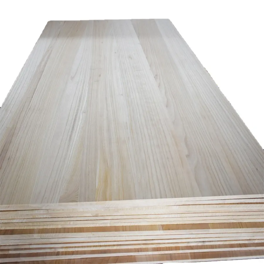 Paneles adhesivos de madera maciza Paulownia, borde de pino, madera maciza, gran oferta, paneles para muebles
