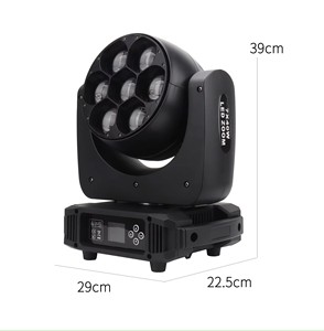 Uponelight 7*40W RGB hareketli kafa ışık 4in1 Dj disko aydınlatma DMX yıkama Par düğün gece kulübü <span class=keywords><strong>LED</strong></span> ışığı sahne ışık