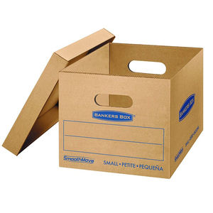 Caja de almacenamiento personalizada para banqueros de archivos con tapa y asas caja de embalaje de cartón de papel de cartón corrugado - Product Image 5