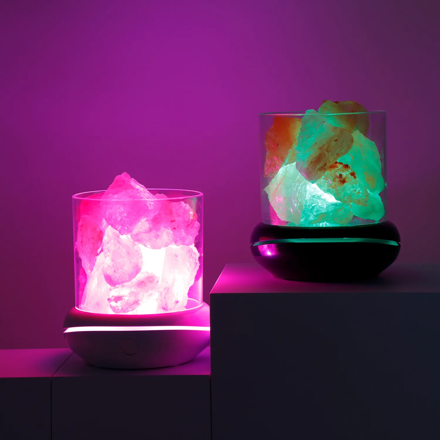 Yeni varış sıcak satış renkli işık aromaterapi himalaya tuz kaya lambası USB tuz gece lambası yatak odası için lamba