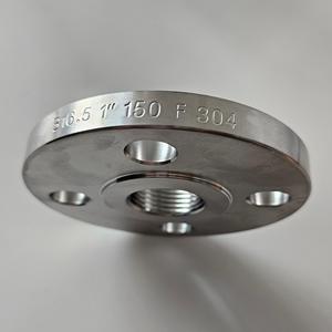 หน้าแปลนเกลียว NPT B16 5ชั้น150สำหรับการเชื่อมต่อสกรูท่อแรงดันต่ำ NPS 12ถึง4นิ้ว - Product Image 3