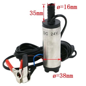 חשמלי דיזל משאבת 12V DC קטן טבולה משאבת 24V קטן שמן משאבת
