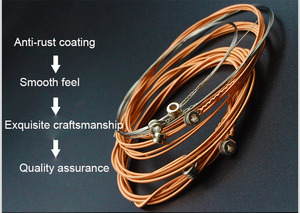 Accesorios para instrumentos musicales de cuerda Starway OEM, precio al por mayor de fábrica, 6 cuerdas de guitarra eléctrica de acero - Product Image 2