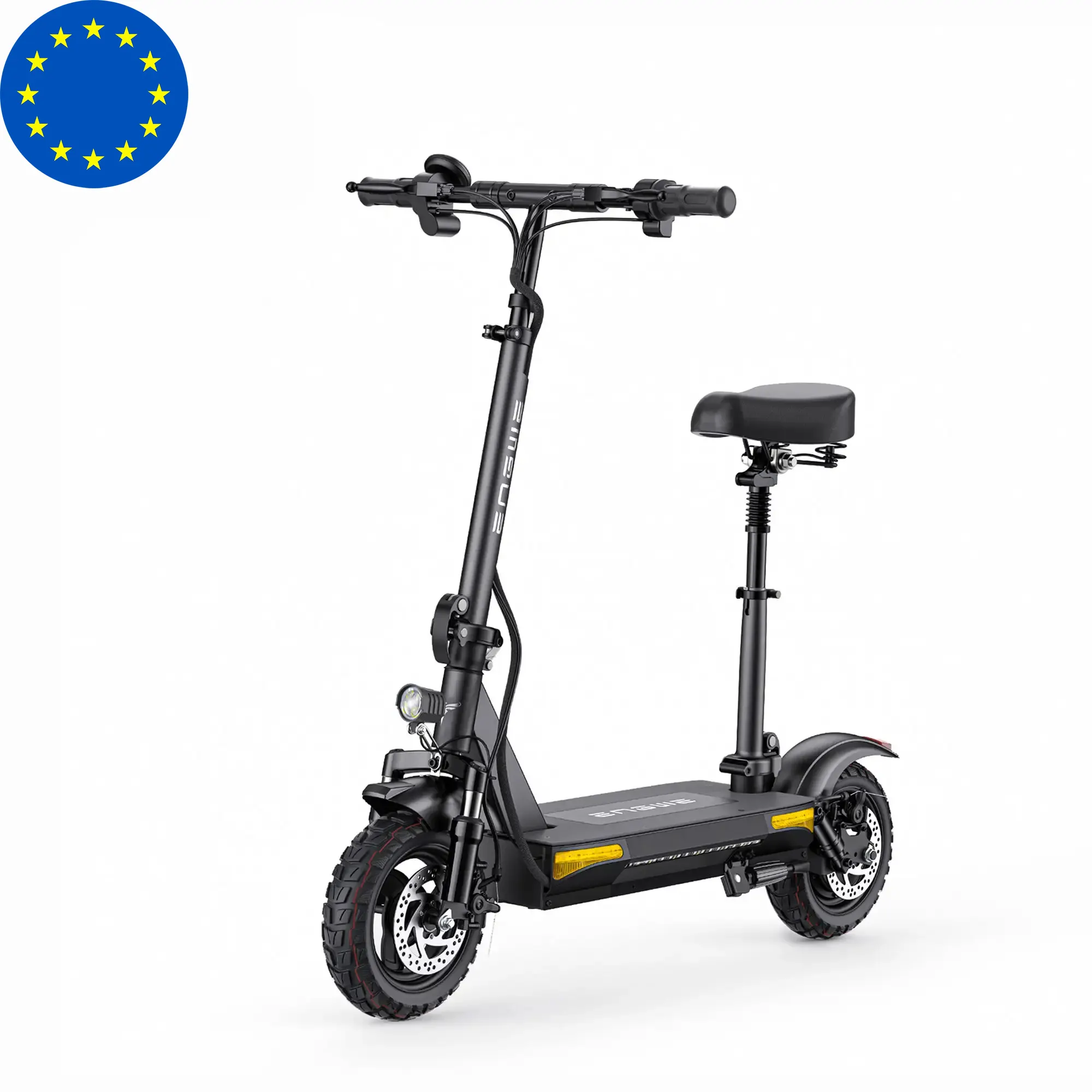 Eloquente scooter ENGWE S6 eccezionale qualità 500W 48V 15.6AH grande assorbimento degli urti pieghevole Scooter elettrico EU magazzino