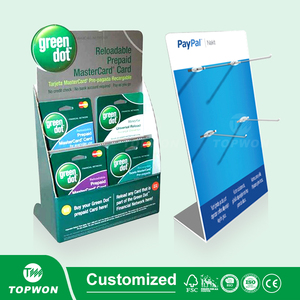 Custom Retail Counter Stand Box <strong>Table</strong> <strong>Display</strong> Rack <strong>With</strong> Pegs <strong>Hooks</strong> Cardboard Carton Counter <strong>Top</strong> <strong>Display</strong> - Product Image 2