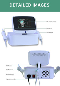 2 in <strong>1</strong> R F M8 Stretch Mark Removal Micr Needling Non <strong>Needle</strong> Fractional R f Skin Rejuvenate Face Tightening with Cool Hammer