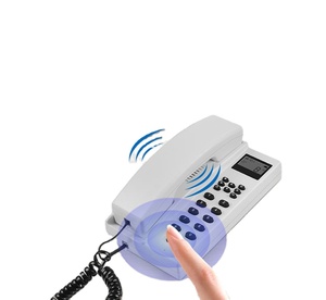 2,4 GHz 433MHz Auriculares seguros Venta al por mayor Sistema de intercomunicación de audio inalámbrico Teléfonos de escritorio para almacén Oficina Hogar - Product Image 1