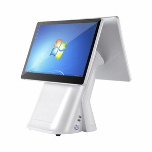 Компьютерная фабрика Pos 15,6/17 дюймов сенсорный экран POS система кассовый аппарат с полной упаковкой принтера, сканер, кассовый ящик, клавиатура - Product Image 1