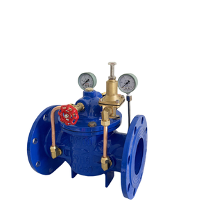 Kết nối mặt bích thủy lực điều chỉnh điện áp tự động 200X thí điểm vận hành van giảm áp điều khiển cho nước chữa cháy - Product Image 4