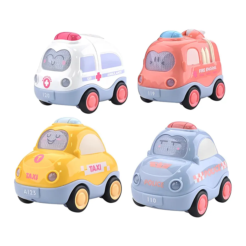 الجملة البسيطة الكرتون طقم سيارات لعبة تعمل بنظام السحب للخلف للطفل الألعاب التعليمية الفتيان والفتيات سيارة