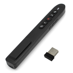 Nuovo presentatore senza fili 2.4G con controllo del Volume Laser pagina-tornitura penna puntatore USB remoto presentazione dell'ufficio riunione Flip Pen - Product Image 1