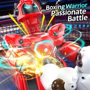 Nuovo 2 giocatori Arena combattimento calcio <span class=keywords><strong>Robot</strong></span> RC gioco di gioco giocattoli di pugilato combattimento battaglia mini <span class=keywords><strong>robot</strong></span> interattivo