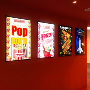 Wholesale <strong>Custom</strong> A4/a3/a2/a1 Led <strong>Poster</strong> <strong>Frame</strong> Menu Board Slim Advertising Light Boxes of Led Light Box - Product Image 2