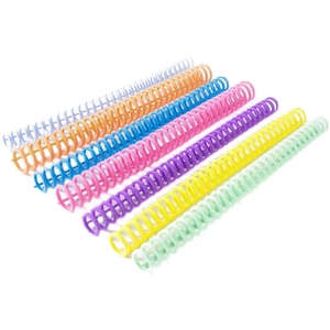 Eco-Friendly PVC/PET Single Spiral Coil Binding <strong>Wire</strong> Max Size 2\&quot; Saddle Stitches