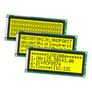 Módulos de visualización de caracteres LCD positivos amarillos STN, matriz de puntos 20X4, utilitario IIC/I2C, pantalla LCM industrial - Product Image 1