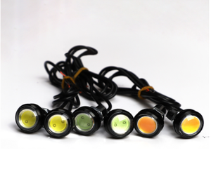 UNJOYLIOD ไฟ Led ให้สัญญาณรถ DRL,ไฟ Led 23มม. ไฟเดย์ไลท์ไฟเดย์ไลท์ LED 12V ไฟถอยหลังจอดรถไฟสัญญาณ Led รถยนต์ - Product Image 4